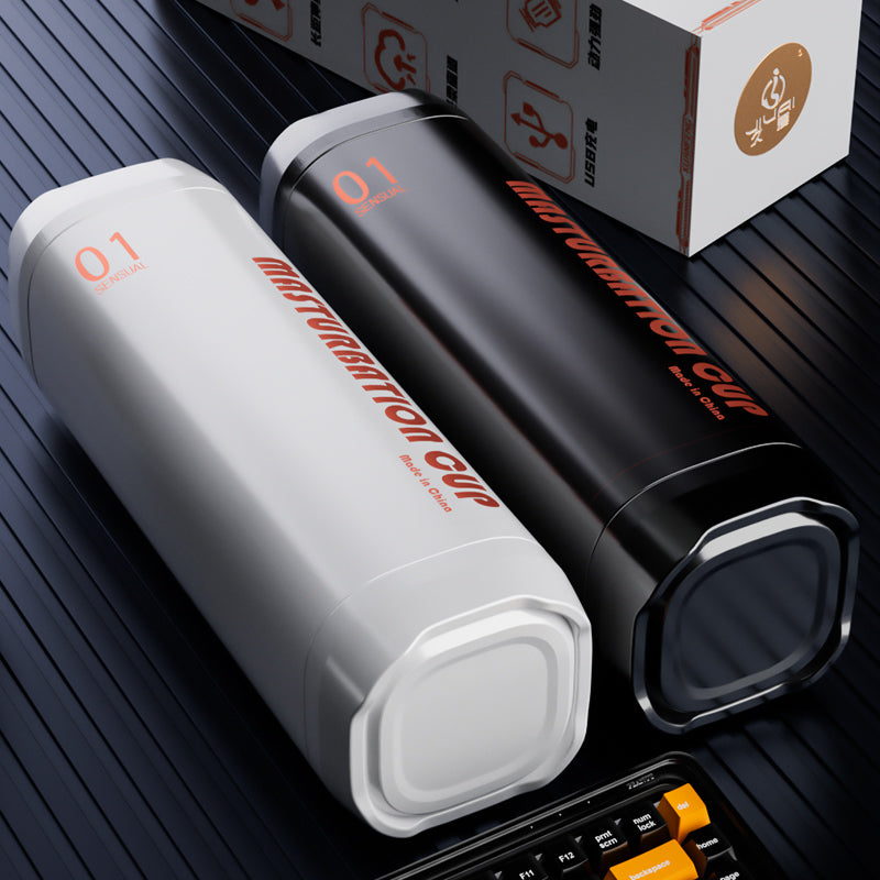 Telescopic Vibrating Massaging Smart Heating Male Masturbator OnionToyUAE Telescopic Vibrating Massaging Smart Heating Male Masturbator OnionToyUAE