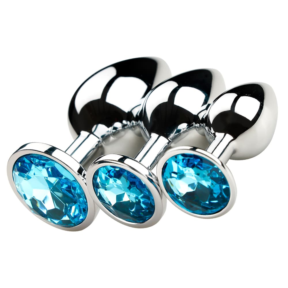 Smooth Feeling Stainless Steel Crystal Jewelry Anal Plug OnionToyUAE Smooth Feeling Stainless Steel Crystal Jewelry Anal Plug OnionToyUAE