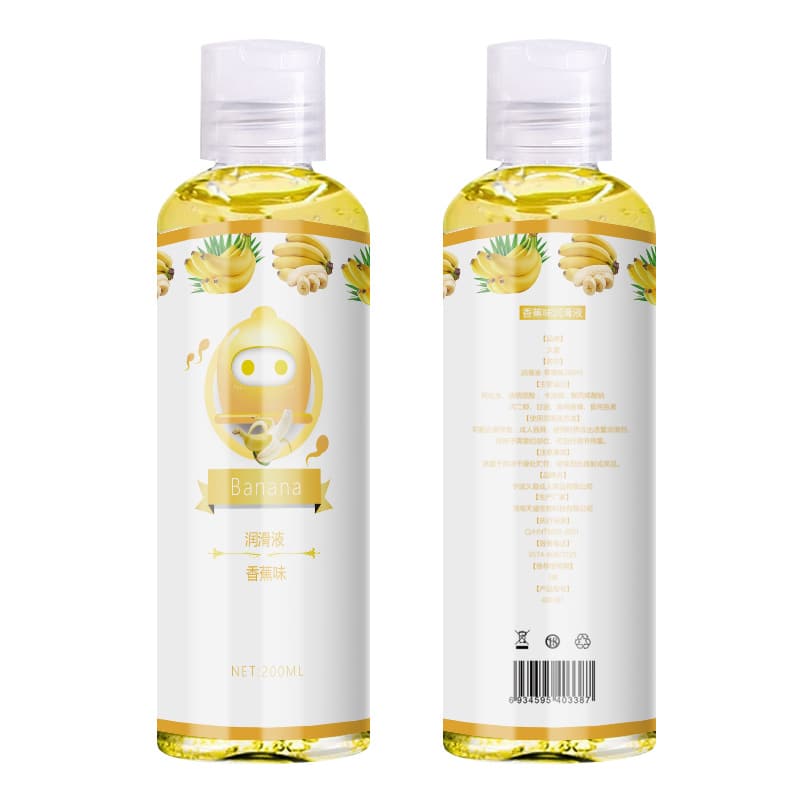 Fruit Flavor Water Soluble Sex and Massage Lubricant Oil
