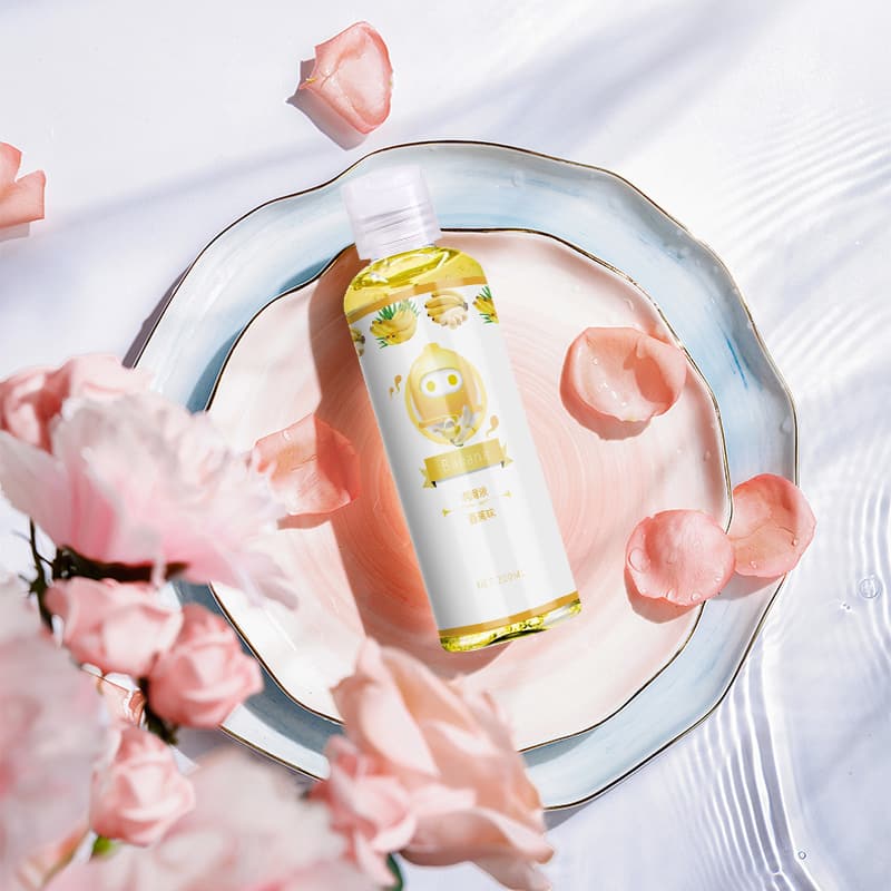 Fruit Flavor Water Soluble Sex and Massage Lubricant Oil