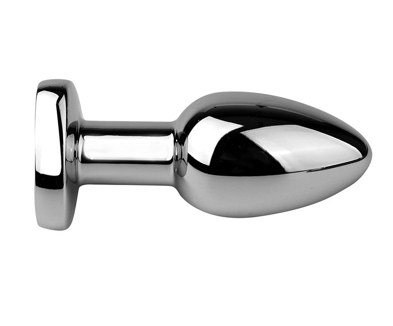 Remote Controlling Stainless Steel Heart Lighting Anal Plug