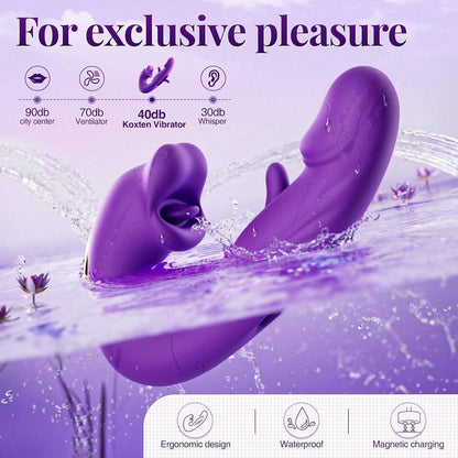 Latest Vibrating Licking Hitting 3 in 1 Exclusive Massager