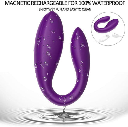 Remote Controlled Clitoral & G-Spot Dual Stimulation Vibrator