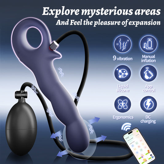 Explorer Size Adjusting App Controlled Anal Plug Vibrator