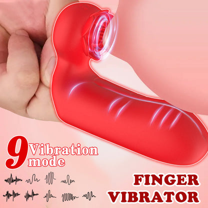 Multiple Vibration Modes Clitoris Massaging Finger Sleeve Vibrator