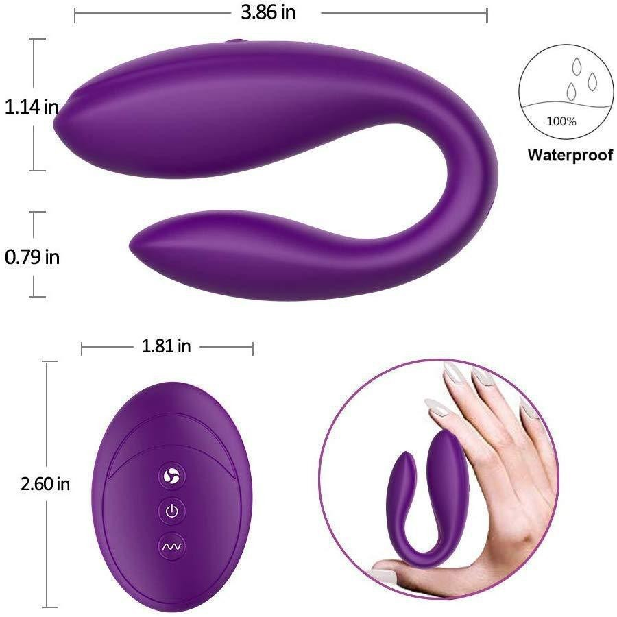 Remote Controlled Clitoral & G-Spot Dual Stimulation Vibrator
