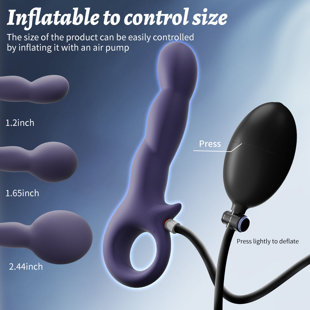 Explorer Size Adjusting App Controlled Anal Plug Vibrator