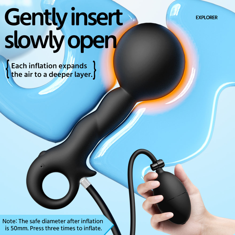 Explorer Size Adjusting App Controlled Anal Plug Vibrator