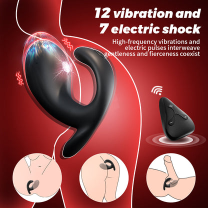 Electronics Shock Vibrating Little Whale Anal Plug