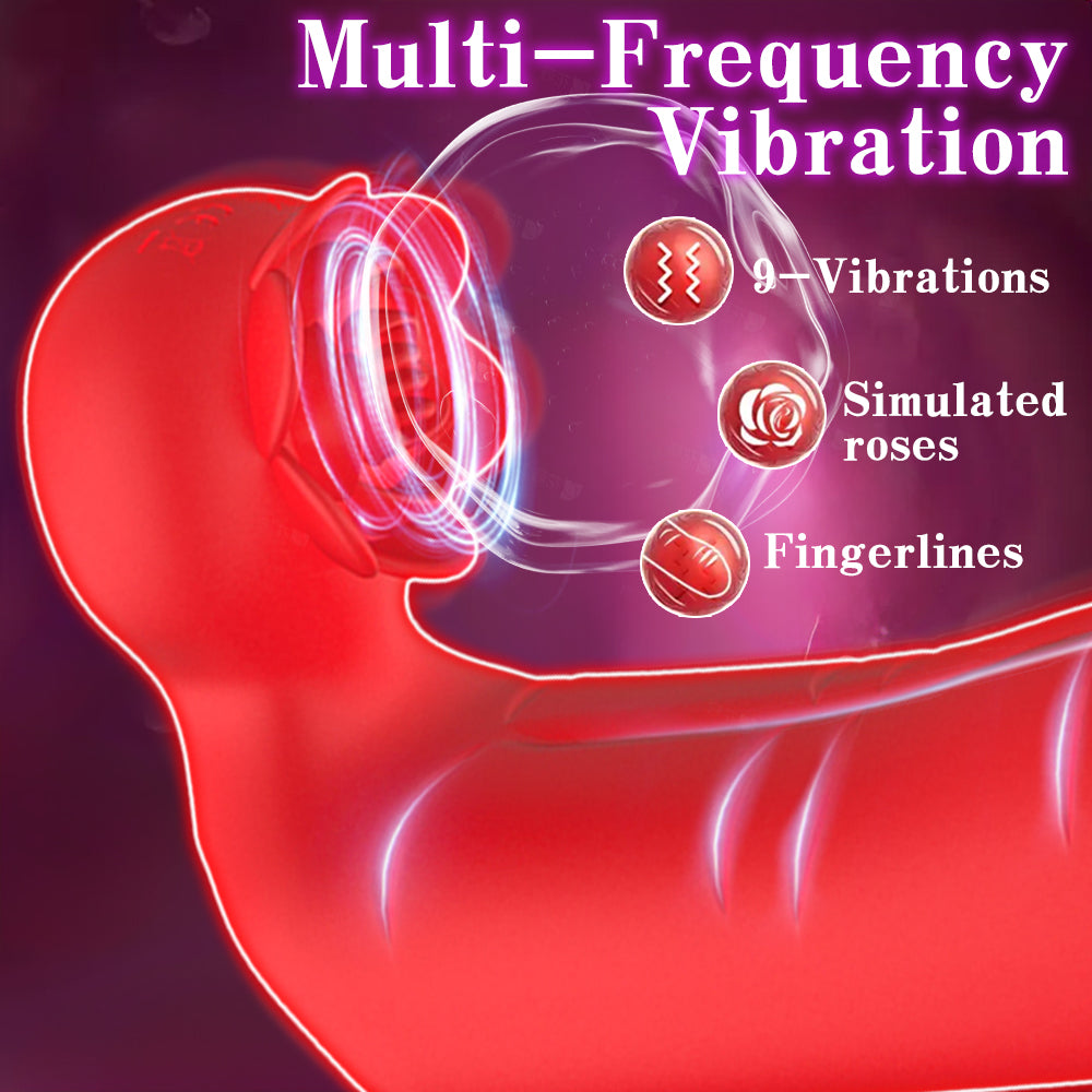 Multiple Vibration Modes Clitoris Massaging Finger Sleeve Vibrator