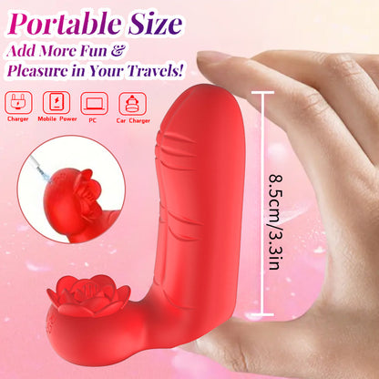 Multiple Vibration Modes Clitoris Massaging Finger Sleeve Vibrator