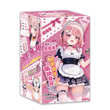 NNM Cute Japanese Cat Maid Style Multi Tunnels Mini Sex Doll