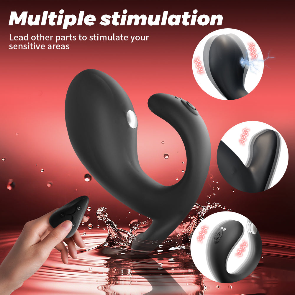 Electronics Shock Vibrating Little Whale Anal Plug