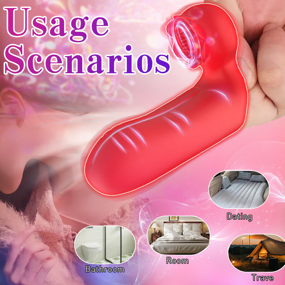 Multiple Vibration Modes Clitoris Massaging Finger Sleeve Vibrator