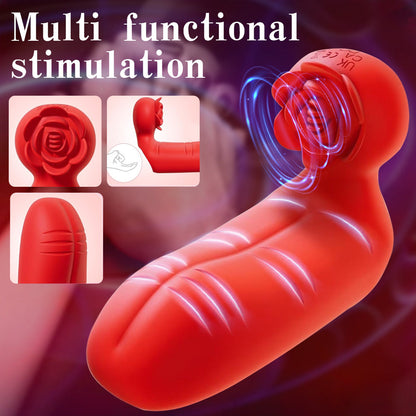 Multiple Vibration Modes Clitoris Massaging Finger Sleeve Vibrator
