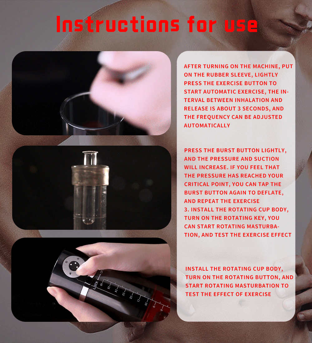 Premium Male Penis Suction Pump Spinning Masturbating Cup OnionToyUAE Premium Male Penis Suction Pump Spinning Masturbating Cup OnionToyUAE