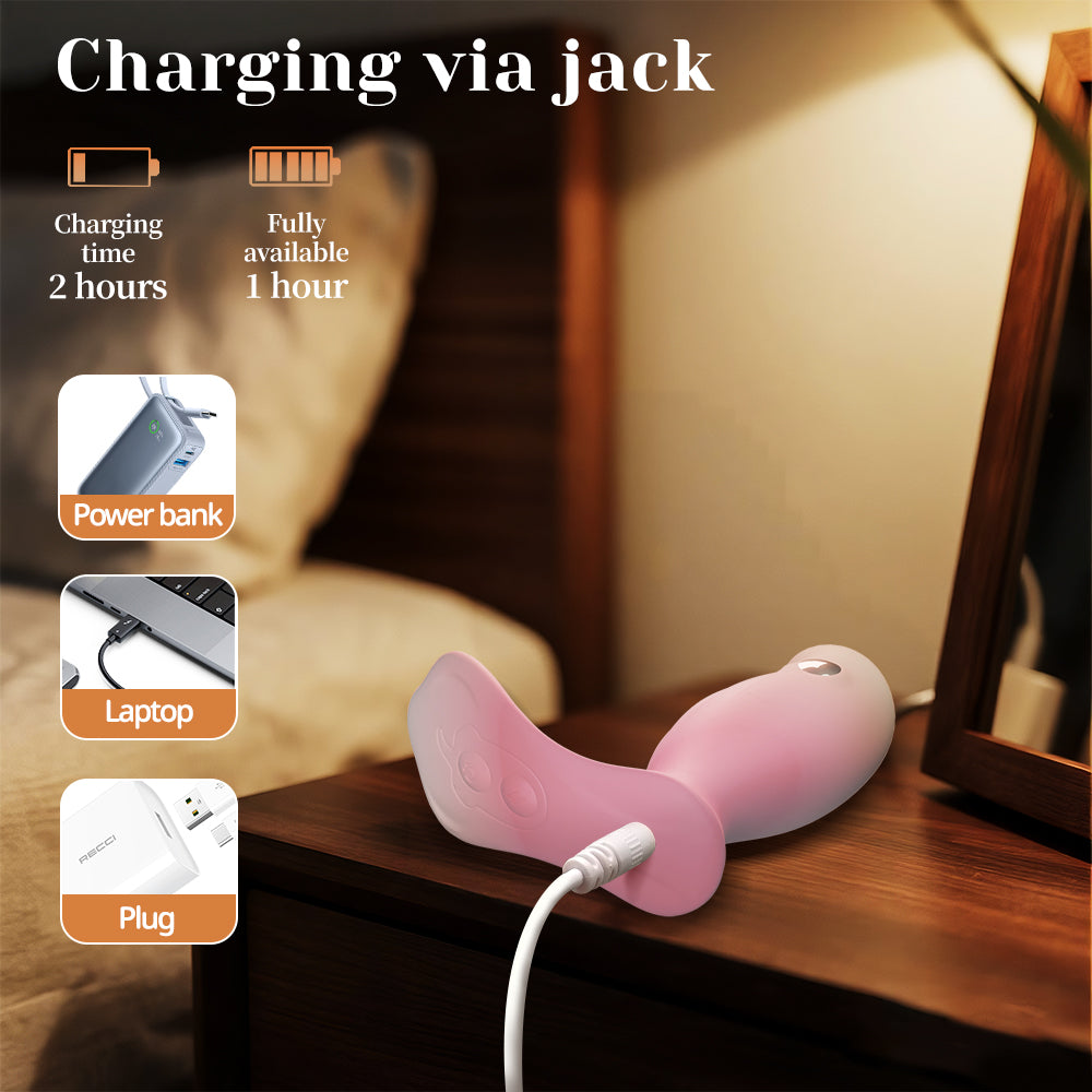 Squirrel Panty Wearable Remote Electric Shock Vibrator