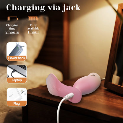 Squirrel Panty Wearable Remote Electric Shock Vibrator
