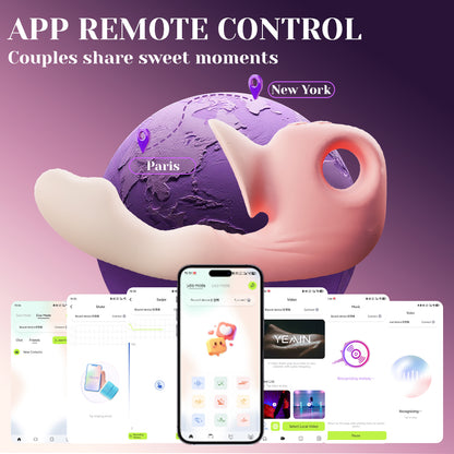 Rhapsody Mobile Application Controlled Sucking Vibrator