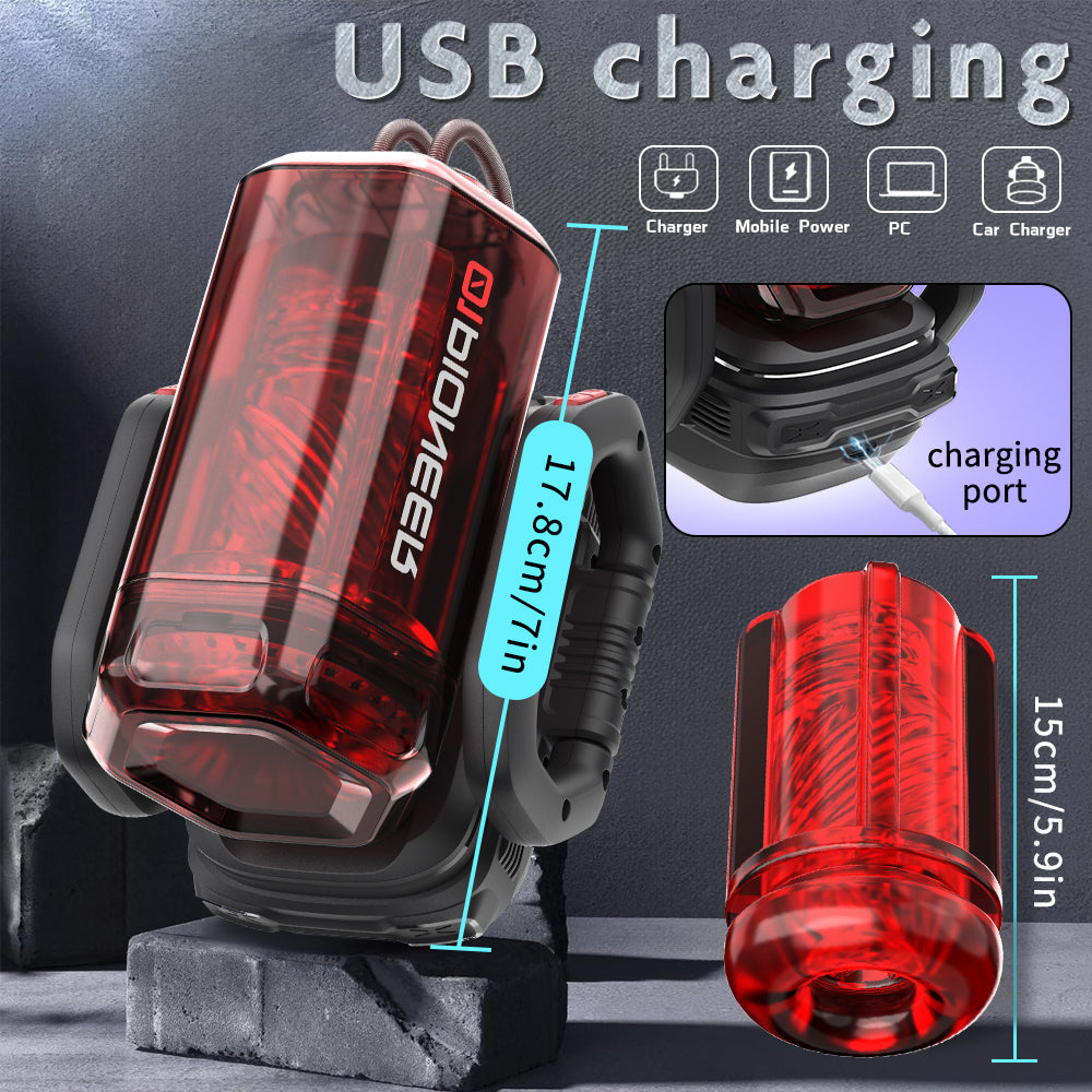 Premium Innovative Handle Design Multi Functional Masturbator