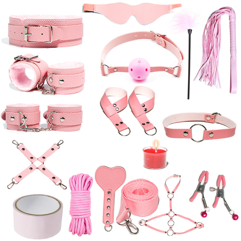 Premium 16pcs Top Selection of Temptative BDSM Tool Bundle