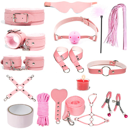 Premium 16pcs Top Selection of Temptative BDSM Tool Bundle