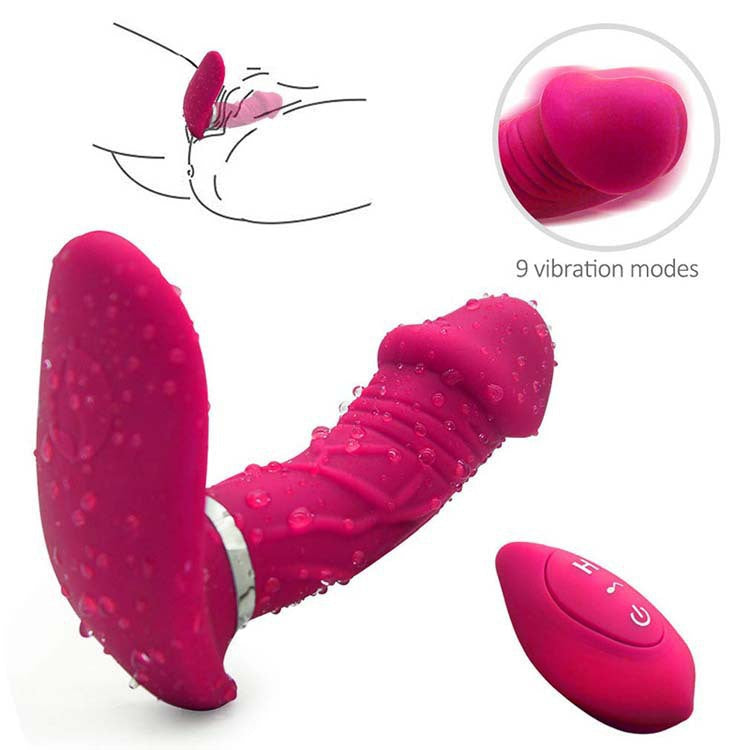 Wearable Wireless Controlling Dildo Vibrator - Onion Toy