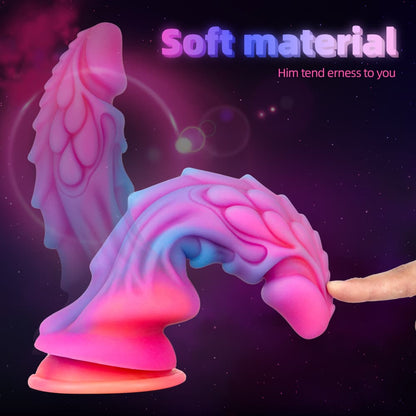 Luminous Color Scale of the Ancient Beast Silicone Dildo