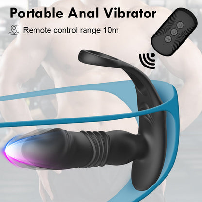 Uni Sex Remote Control Automatic Telescopic Anal Plug