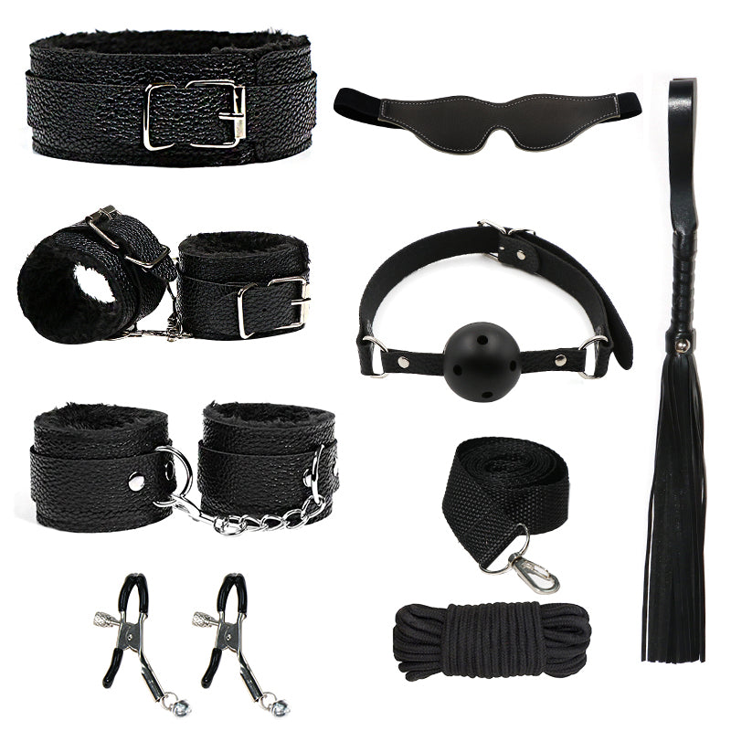 Luxury 8pcs Best Selection of Erotic BDSM Tools Bundle