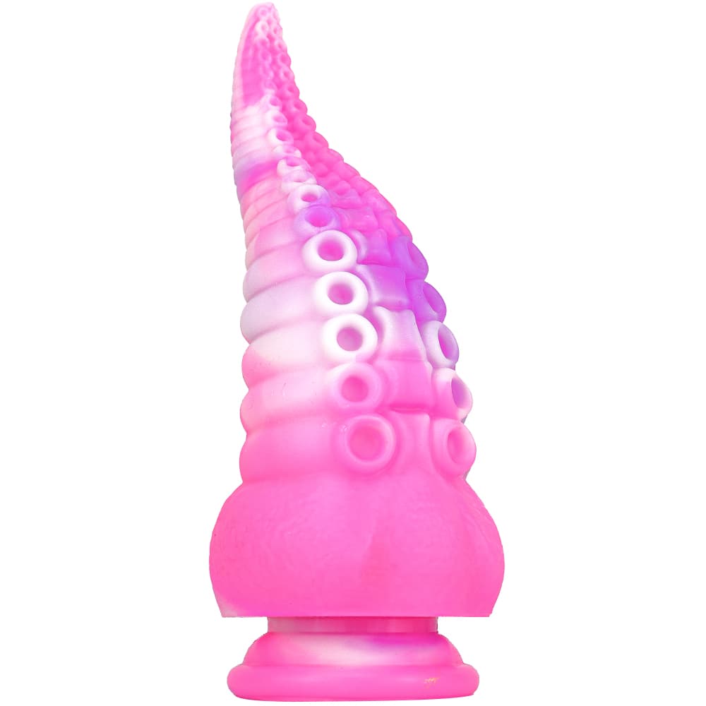 Octopus Tentacle Shape Flexible Soft Material Silicone Dildo