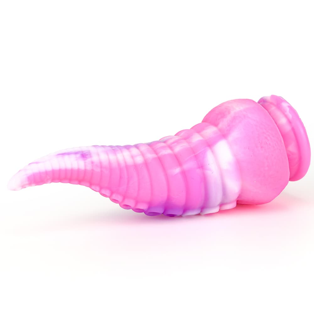 Octopus Tentacle Shape Flexible Soft Material Silicone Dildo