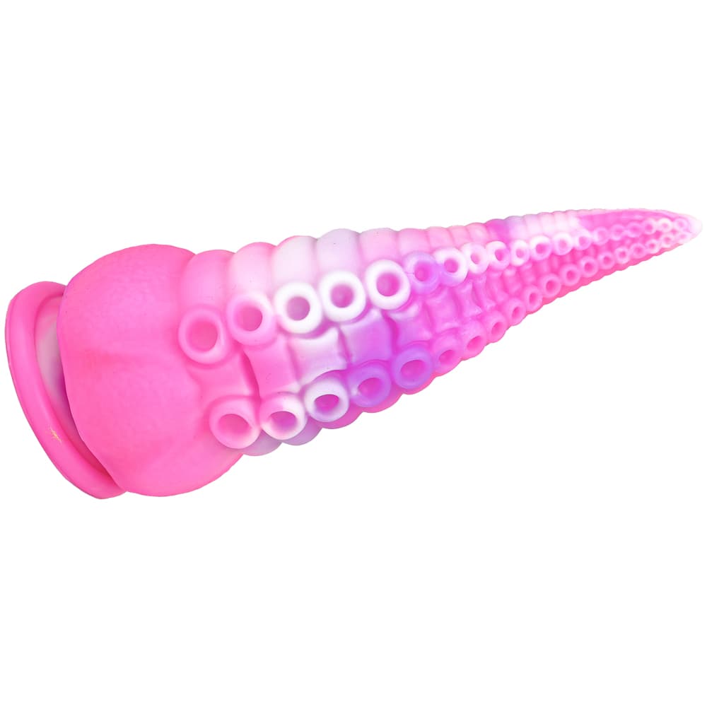 Octopus Tentacle Shape Flexible Soft Material Silicone Dildo