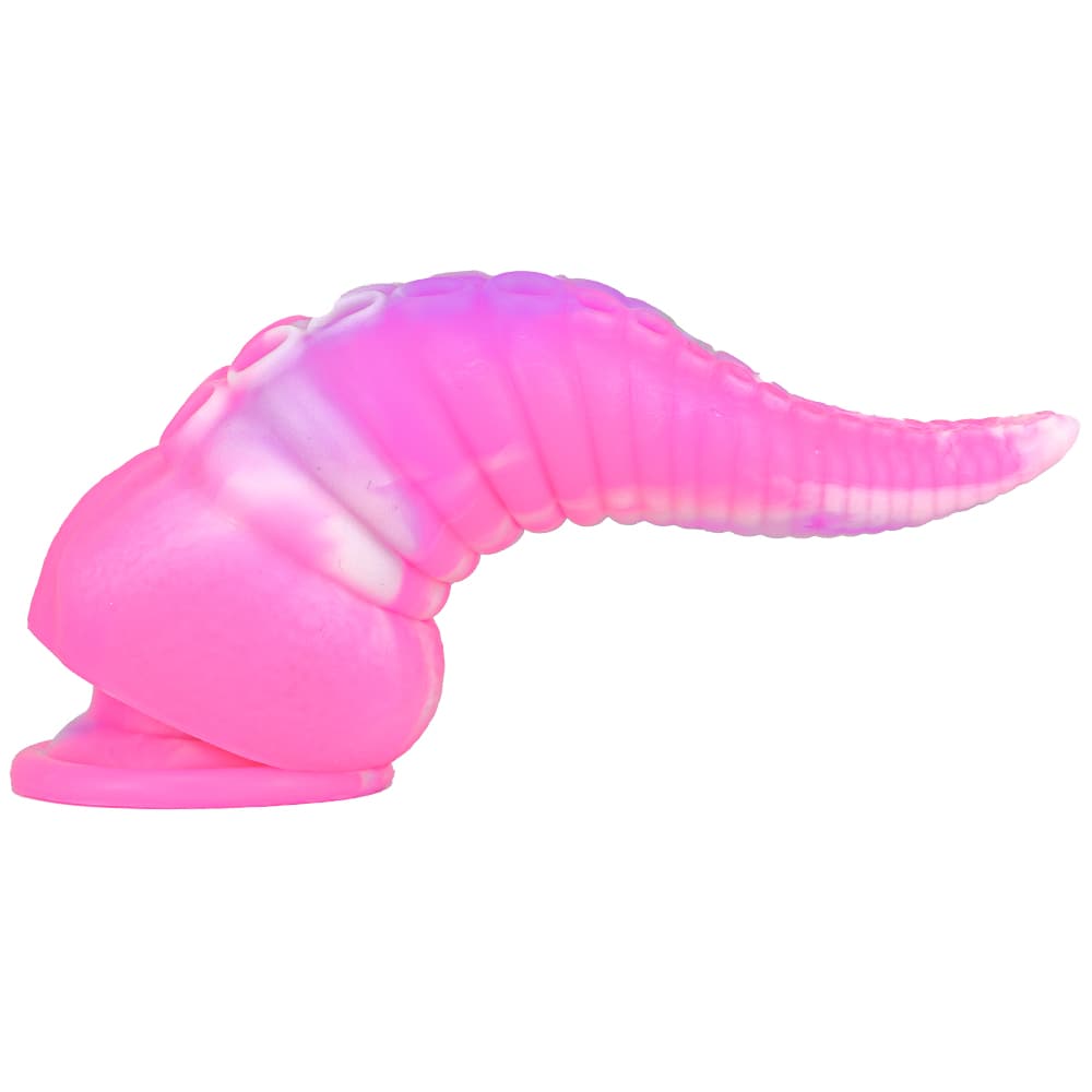 Octopus Tentacle Shape Flexible Soft Material Silicone Dildo