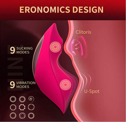 Long Distance App controlled Wearable Vibrating and Sucking Toy