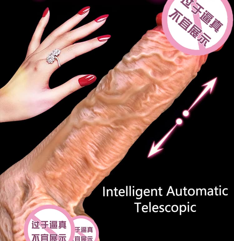 Inteligent Heating Automatic Swinging Realistic Dildo