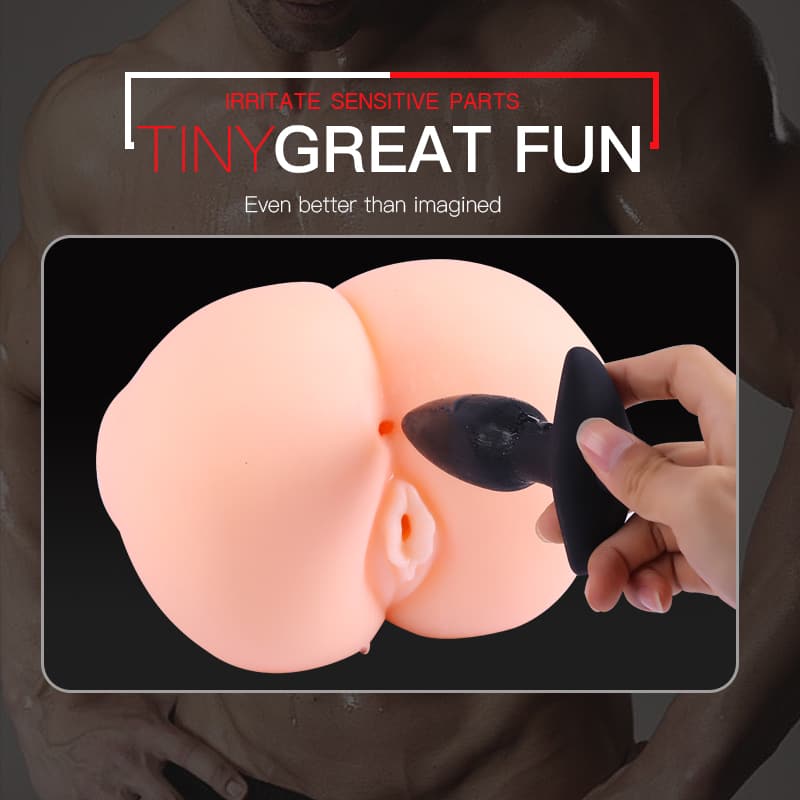 Vabrating Silicone Soft Waterproof Anal Plug Dilator