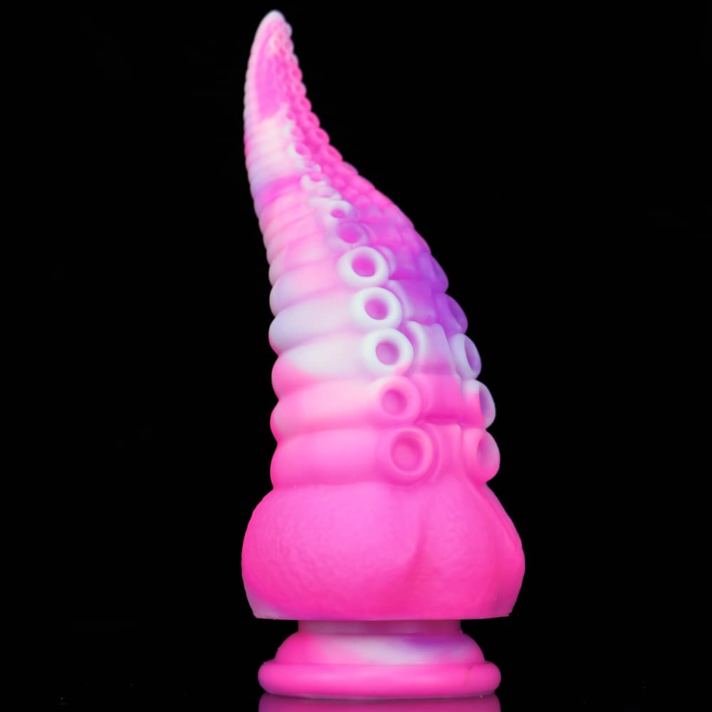 Octopus Tentacle Shape Flexible Soft Material Silicone Dildo