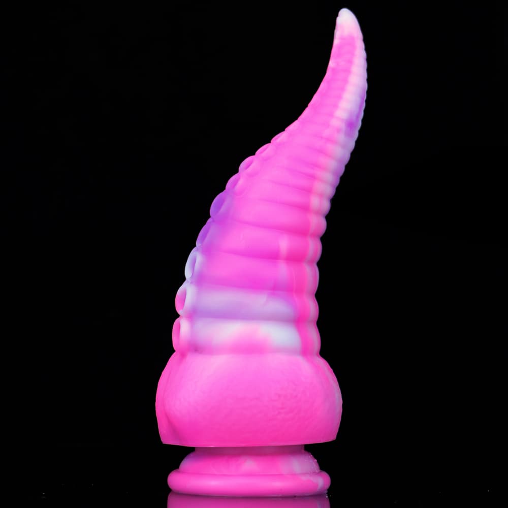 Octopus Tentacle Shape Flexible Soft Material Silicone Dildo