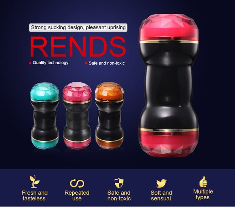 Dual Head Double Tunnel Options Masturbation Cup OnionToyUAE Dual Head Double Tunnel Options Masturbation Cup OnionToyUAE