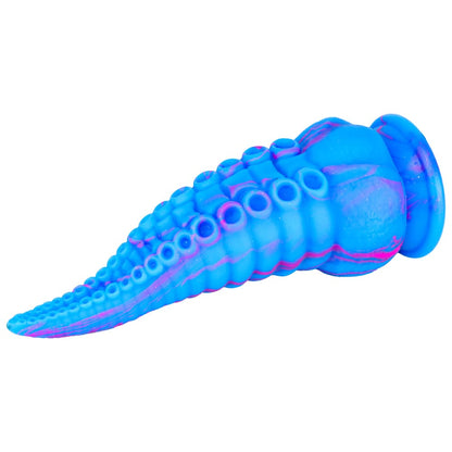 Octopus Tentacle Shape Flexible Soft Material Silicone Dildo